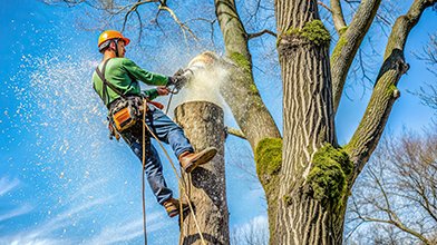 Storms and unexpected events can cause trees to become hazardous. Our 24/7 emergency services are available to respond quickly, addressing fallen or damaged trees to prevent further harm to your home or property.